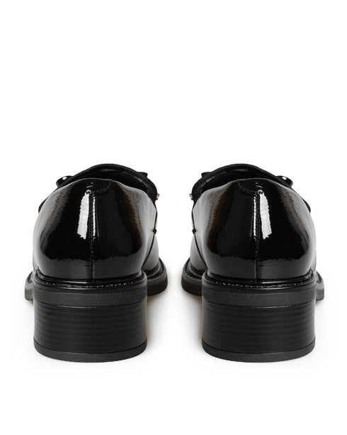 Mocasín Negro Confort Moño 21103